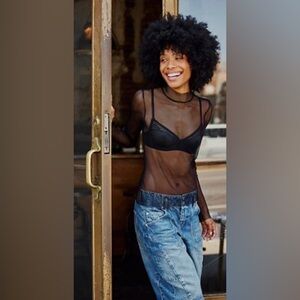 NWT Free People City Lights Layering Top